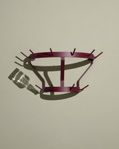 Massproductions Marcel Coat Rack Wine Red
