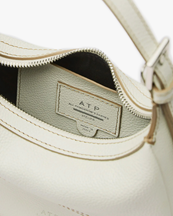 ATP Atelier Silea Mini Hobo Bag Bianco/Contrast Stitch