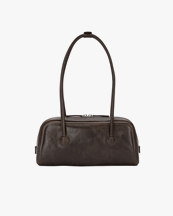 MARGESHERWOOD Soft Baguette Bag Washed Brown