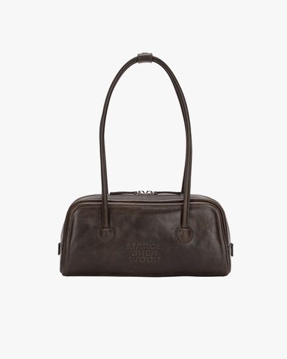 MARGESHERWOOD Soft Baguette Bag Washed Brown
