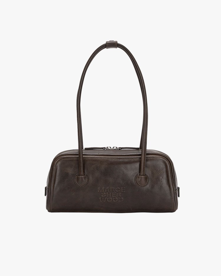 MARGESHERWOOD Soft Baguette Bag Washed Brown