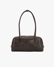 Marge Sherwood Soft Baguette Bag Washed Brown