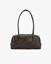 MARGESHERWOOD Soft Baguette Bag Washed Brown