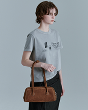 MARGESHERWOOD Soft Baguette Bag Chestnut