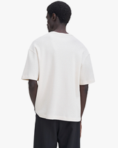 Filippa K Waffle Cotton Tee Cream White