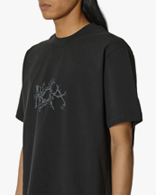 ROA Graphic Boxy Tee Black