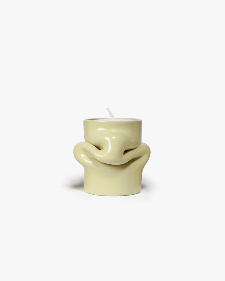AOT Studio Mondo Tea Light Holder Pale Green