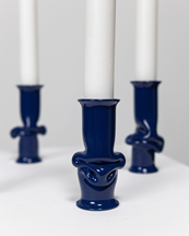 AOT Studio Solo Candle Holder Midnight Blue