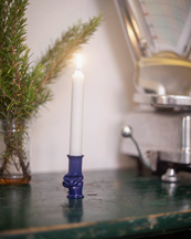 AOT Studio Solo Candle Holder Midnight Blue