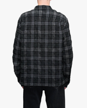 HOPE Square Shirt Tumbled Black Check