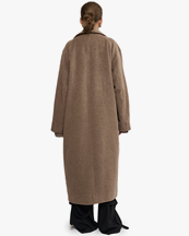 Teurn Studios Oversized Long Coat Mole