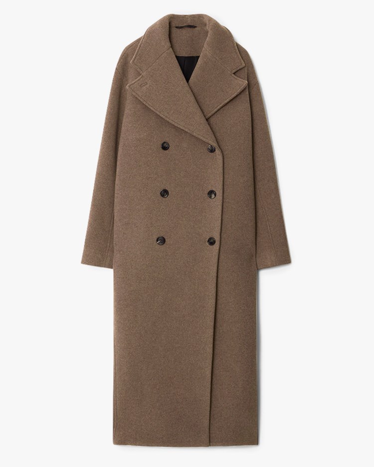 Teurn Studios Oversized Long Coat Mole