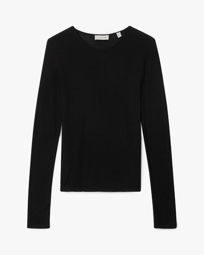 House of Dagmar Lyocell Long Sleeve Black