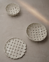 Ferm Living Plait Platter Off White
