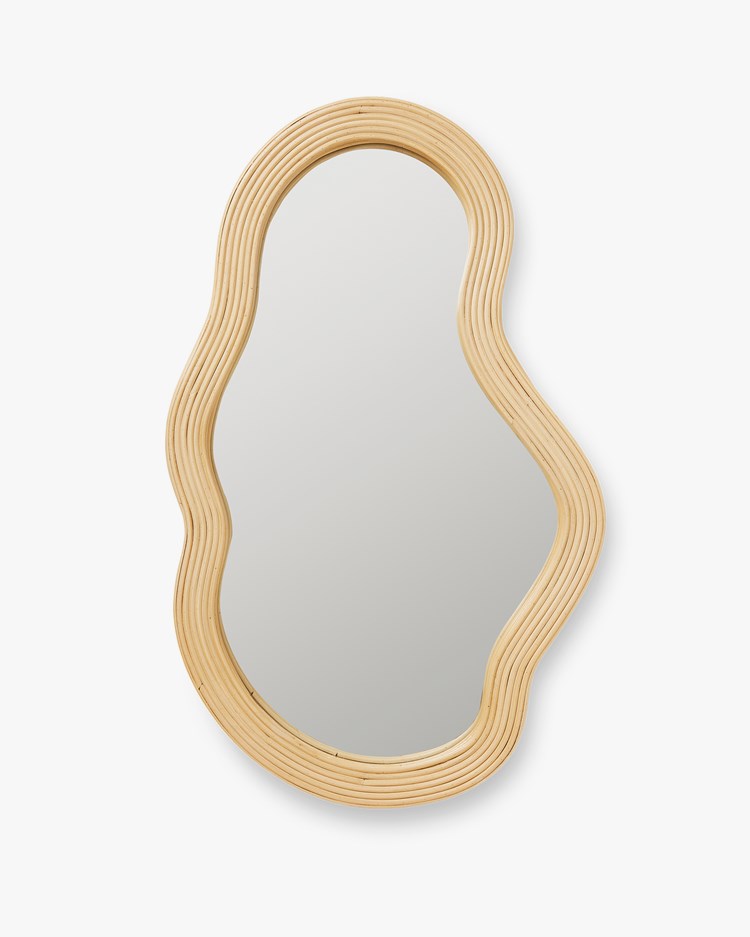 Ferm Living Pond Mirror Medium Rattan
