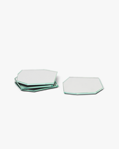 Ferm Living Shard Coasters Set Of 4 Mirror