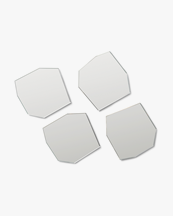 Ferm Living Shard Coasters Set Of 4 Mirror