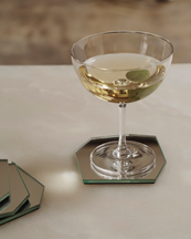 Ferm Living Shard Coasters Set Of 4 Mirror