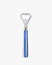 Sabre Paris White Stripe Bottle Opener Lapis Blue