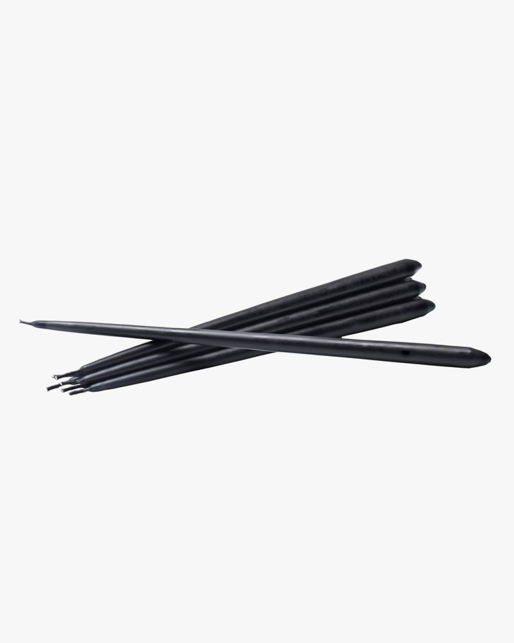 STOFF Nagel Candles 6-Pack Black