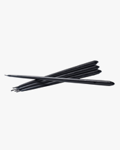 STOFF Nagel Candles 6-Pack Black