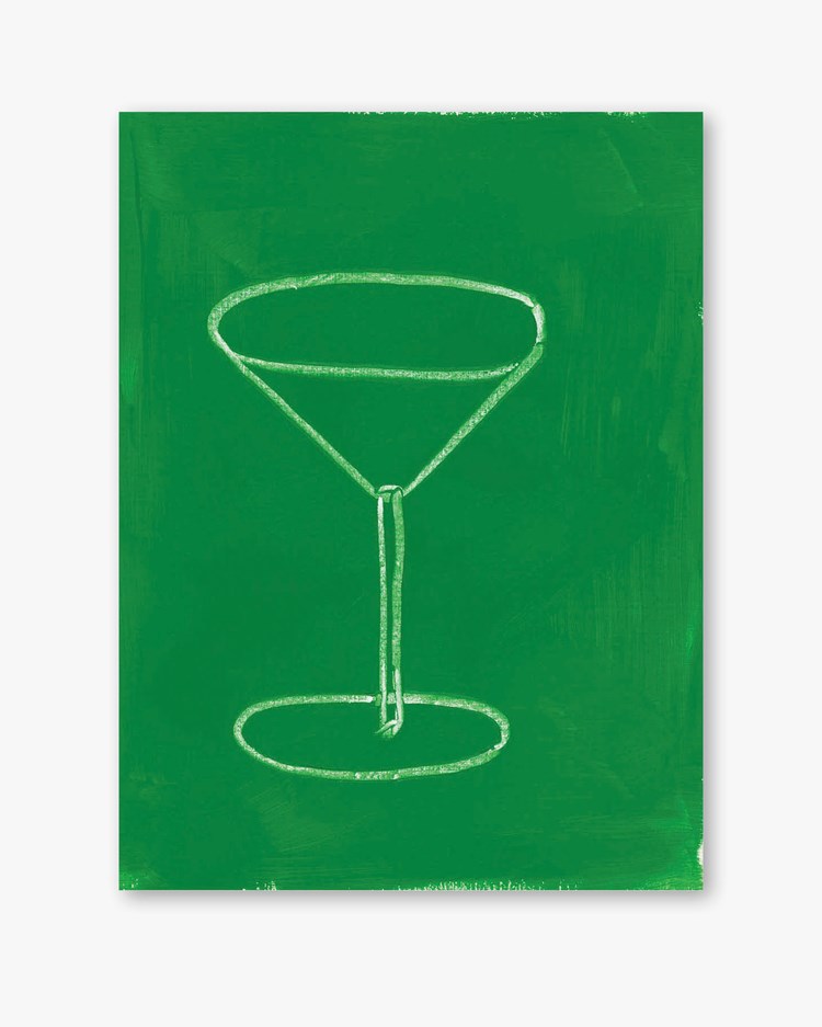 Wall of Art Limited Edition Isis-Maria Green Glass