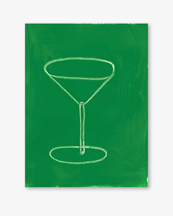Wall of Art Limited Edition Isis-Maria Green Glass