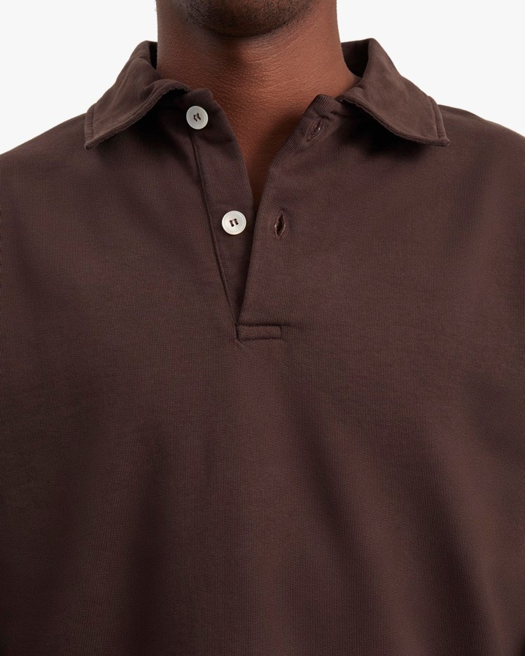 Another Aspect Polo Shirt 1.0 Antique Brown - Vallgatan 12