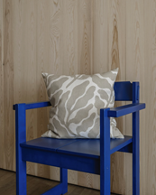 Fine Little Day Leaves Linen Cushion Cover Sand