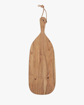 Oval Cutting Board With Handle Acacia Wood