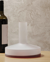 Ferm Living Ripple Wine Carafe Frosted