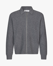 Samsøe Samsøe Saisaks Zip Cardigan Charcoal