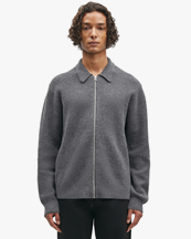 Samsøe Samsøe Saisaks Zip Cardigan Charcoal