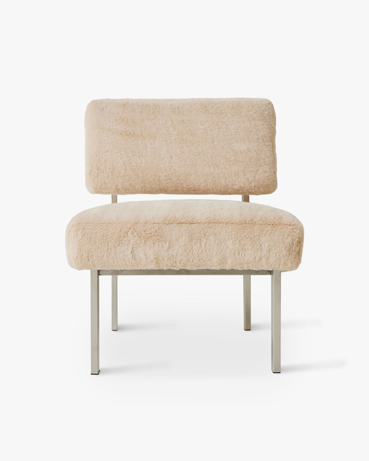 HK Living Furry Fauteuil Champagne