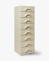 HK Living Chest Of 8 Drawers Cream