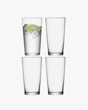 LSA INTERNATIONAL Gio Drinking Glass Set Of 4 High Clear