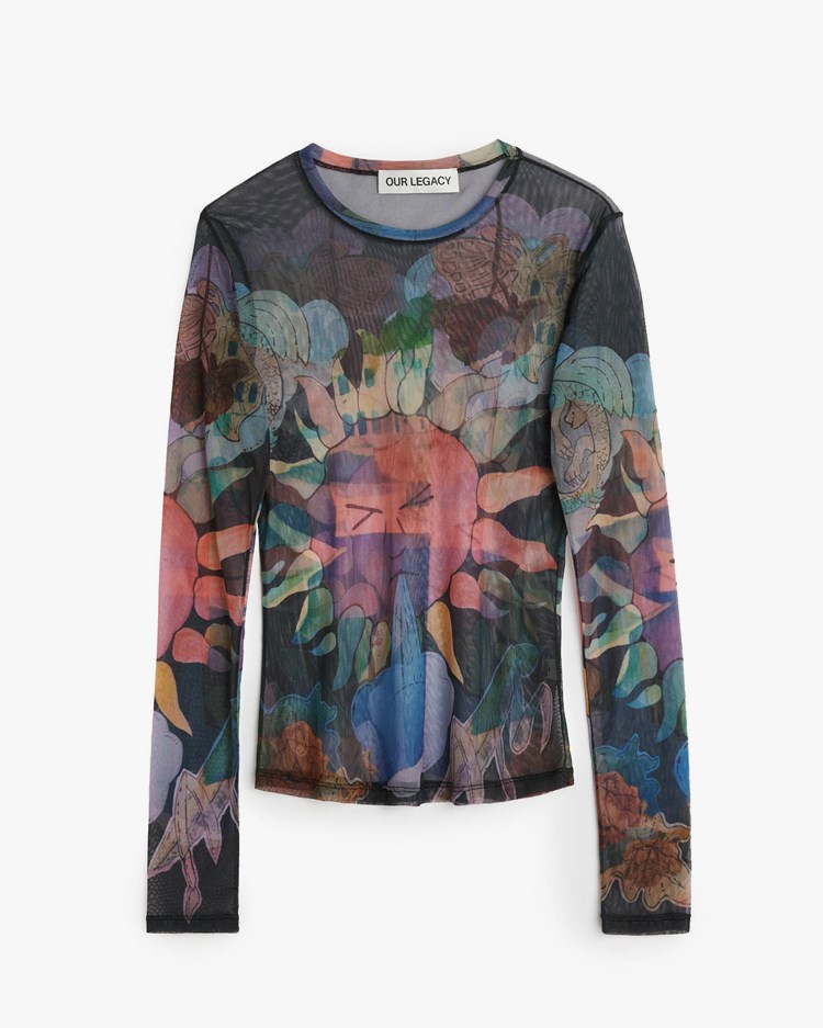 Our Legacy Super Slim Longsleeve Solar Power Marina Print