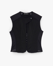 Our Legacy Corset Vest Black All Day Poplin