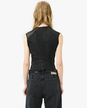 Our Legacy Corset Vest Black All Day Poplin