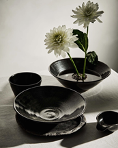 Tell me More Fenix Serving Bowl Medium Black