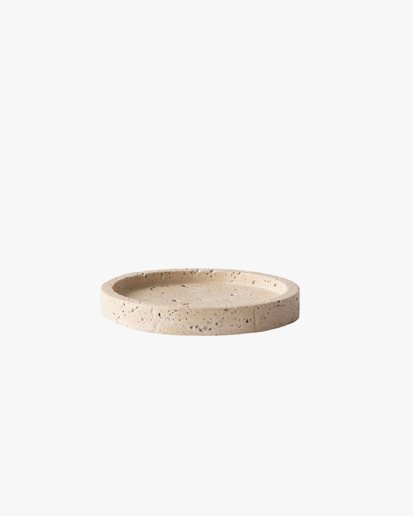 Tell me More Travertine Plate Natural