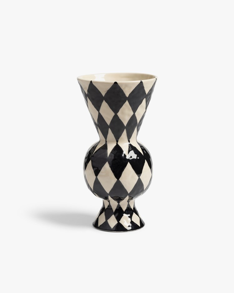 &Klevering Rhombic Vase Black