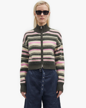 Samsøe Samsøe Jeanne Cardigan Forest Night Stripe