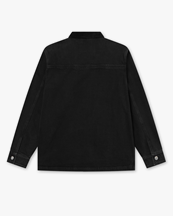 Forét Rowan Overshirt Washed Black Denim