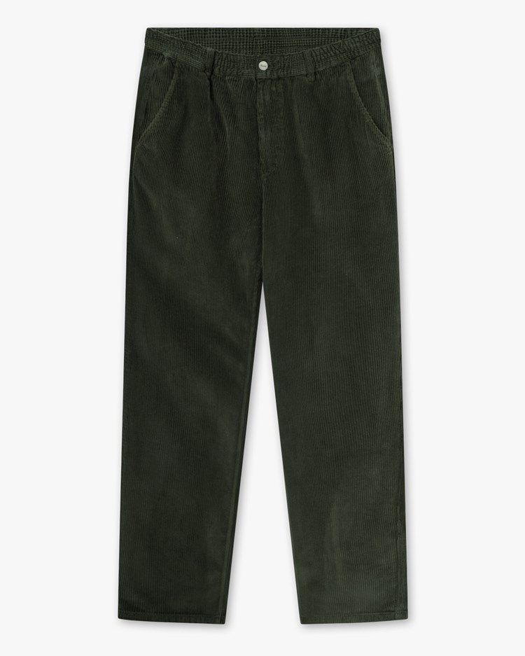 Forét Clay Pants Dark Moss Corduroy