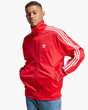 Adidas Originals Adicolor Classics Firebird Track Jacket Better Scarlet/White