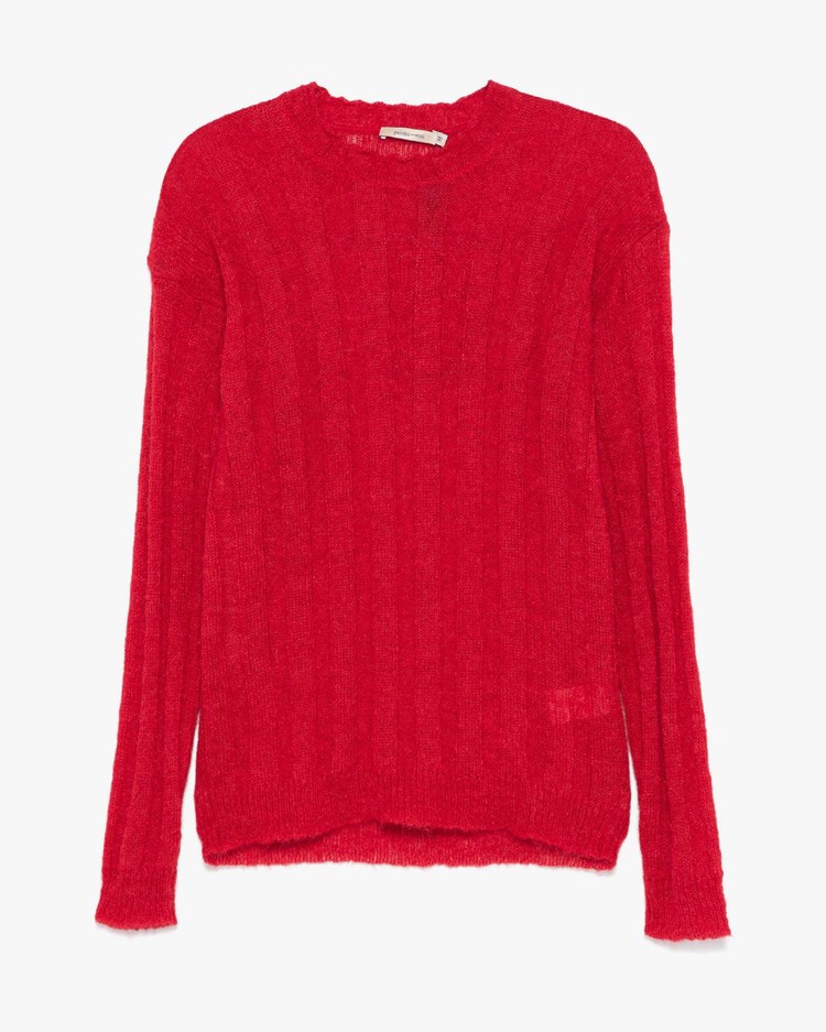 Paloma Wool Campi Ribbed Sweater Red