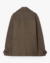 House of Dagmar Utility Jacket Khaki Green