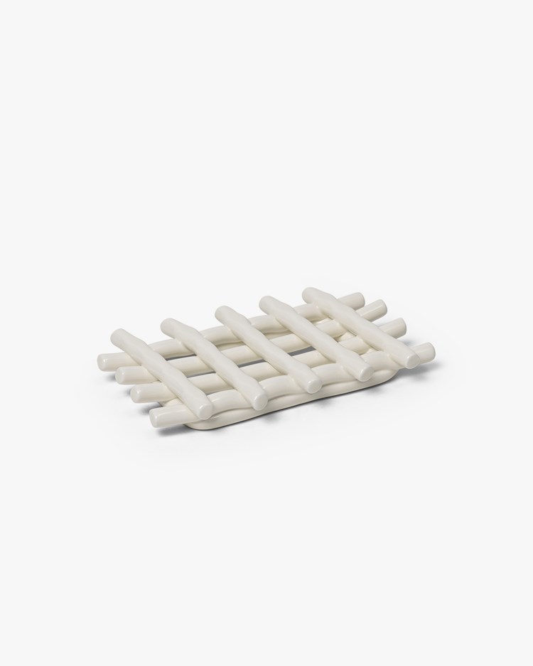 Ferm Living Ceramic Soap Tray Off White