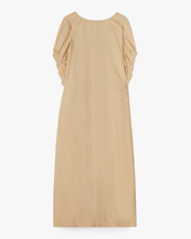 House of Dagmar Rouched Dress Desert Sand